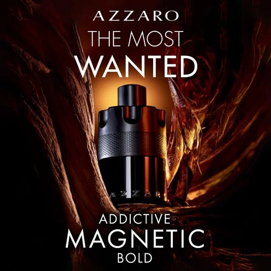 100ml Azzaro Wanted Series Eau De Parfum Spray, French Original Luxury Cologne for Men, Pheromones Perfume to Attract Women